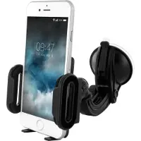 Mobiparts Universal Car Holder Pro Black, Support pour smartphone, Noir