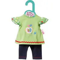Dolly Moda BABY Dolly Moda Chemise avec Leggings pour poupée de 36 cm