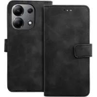 OEM Back panel cover TENDER Book Case for XIAOMI Redmi Note 13 4G black (Xiaomi Redmi Note 13 4G), Coque pour téléphone portable, Noir