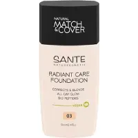Sante Naturkosmetik Fond de teint Radiant Care, 03 Lin neutre (30 ml)