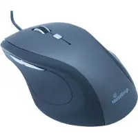MediaRange MROS202 - Pour droitier - Optique - USB type A - 2400 DPI - Noir - Gris