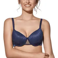 Selene - Soutien-gorge avec bonnet en mousse et armatures Femme - bleu -100C