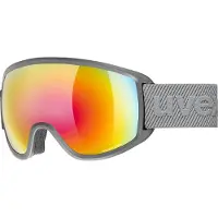 Uvex Topic Fm Sph Ski Goggles Gris Mirror Rainbow Rose/CAT3