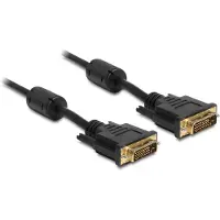 DeLOCK 83192 câble DVI 5 m DVI-D Noir