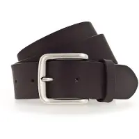 Mustang Ceinture brun foncé / argent