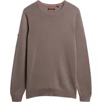 Superdry pour homme. M6110667A Sweatshirt essentiel gris (L), Casuel, Coton
