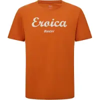 Santini Eroica Strada Short Sleeve T-shirt Orange S