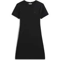 Tommy Hilfiger Robe T-Shirt Moulante Courte New Cody Str Slim Short Drs Ss/Black - Xs