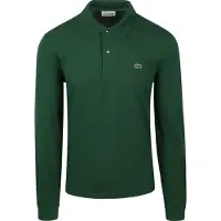 Lacoste Polo à Manches Longues Vert