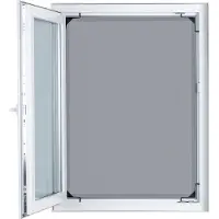 DS Produkte EASYmaxx Insect Protect Moustiquaire télescopique avec filet - anthracite