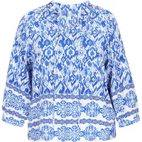 Gaya Chemisier 'Fashion Look' bleu / bleu clair / blanc