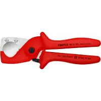 Knipex Coupe-tube L.185mm capacité de coupe D.25mm chromé cu. renforcé de fibres de verre