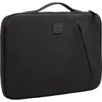 Exacompta Housse pour ordinateur portable Business, pour ordinateurs portables 15-16'', rembourrée, poignée &amp; poche zippée, L 410 x P 25 x H 310 mm, polyester post-consommation, noir