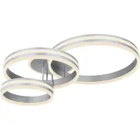 Globo Lighting Plafonnier métal gris, LED