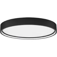 Lyora Plafonnier rond Olaf noir Ø 45cm