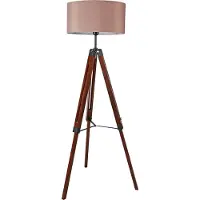 Eglo Lampadaire Lantada 150 cm gris-brun 94326