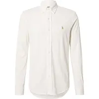 Ralph Lauren pour homme. 710654408146 Chemise en piqué ultra-léger beige (S), Casuel, Coton, Manche longue