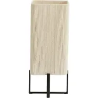 Light & Living - lampe de table - Wyn - beige - textile - lampe d'ambiance - E27 - 1894212