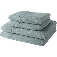 TODAY Ensemble de Serviettes TODAY Vert - 4 Serviettes Premium
