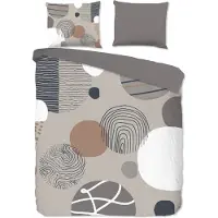 Good Morning Housse de couette " - gris - (200x200/220 cm) - Coton