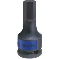 King Tony 601524M - Clé à chocs embout hexagonal 87 x 24 mm 3/4 pouce