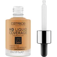 Catrice Fond de teint liquide waterproof HD Liquid Coverage effet mat couleur 066 Warm Toffee 30 ml
