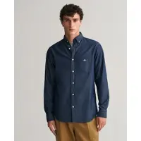 Gant pour homme. 3000400 Chemise Regular Fit navy (XS), Casuel, Coton, Classique, Manche longue, Marine