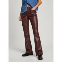 Pepe Jeans pour femme. PL204733YH7 Jeans Flare Hw burgundy (34/30), Casuel, Denim, Modal, Durable, Bordeaux