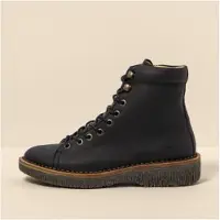 El naturalista Bottines pour Femme N5572 WAX NAPPA BLACK/VOLCANO Couleur Noir