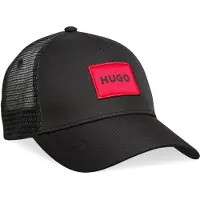 HUGO pour homme. 50519398 Casquette Kody noir (OSFA), Casuel, Polyester