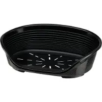 Ferplast Panier pour chien en plastique noir Lit pour chien Panier pour chien plusieurs choix