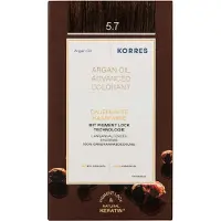 Korres Argan Oil coloration cheveux permanente à l'huile d'argan teinte 5.7 Chocolate 50 ml