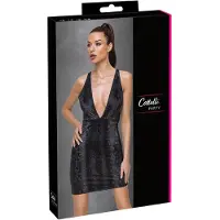 Cottelli Party - Robe serpent noire - M