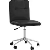 vidaXL Chaise de salle à manger noire en similicuir