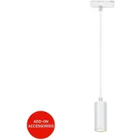 Briloner Rail Système de rail, Variable, Combinable, Accessoires, Blanc, Ø4 x 10 cm