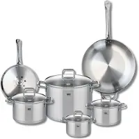 Elo Ensemble de 2 Poêles de cuisson 24 et 32 cm et 4 faitouts 14, 16, 20 et 26 cm Profi Citrin