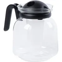 Fackelmann 2061250 Verseuse À Thé 1,5 Litres, Théière Micro-Ondable, Plastique, Verre, 11 X 15,1 X 9,6 Cm