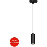 Briloner Rail Système de rail, Variable, Combinable, Accessoires, noir, Ø4 x 10 cm