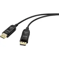 Renkforce Câble de connexion DisplayPort 15.00 m RF-4598018 DisplayPort 1.4 noir [1x DisplayPort mâle