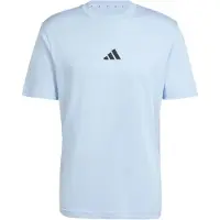 Adidas T-Shirt fonctionnel 'Essentials' bleu clair / noir