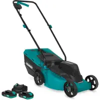 Vonroc Tondeuse à gazon sans fil 20V – Moteur sans balais – Largeur de coupe 32 cm | 2 batteries 2.0Ah et chargeur inclus