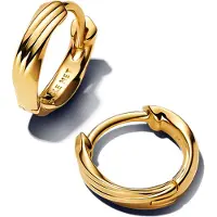 Pandora Boucles D¿Oreilles Huggies Torsadées