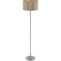 Eglo Lampadaire Maserlo 38cm taupe gris métallisé avec de l'or
