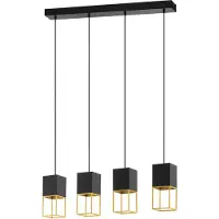 Eglo Lampe suspendue salle à manger Montebaldo