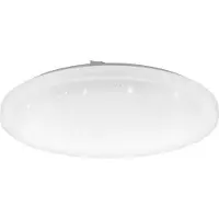 Eglo Plafonnier Frania-Z smart white Ø 43cm effet cristal