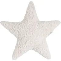 Babys Only Coussin étoile Snow blanc cassé
