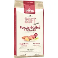 Bosch Soft Maxi Aliment sec avec buffle d'eau et patate douce 2x12,5 kg + SIMPLY FROM NATURE Cigares naturels en sanglier 7 pièces