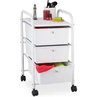 Relaxdays chariot bain (33 x 39 x 60 cm)