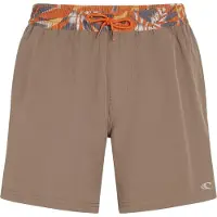 O'Neill Pocket Print 16´´ Swimming Shorts Marron M Homme