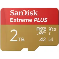 SanDisk MicroSDXC Extreme Plus 2 TB UHS-I avec adaptateur